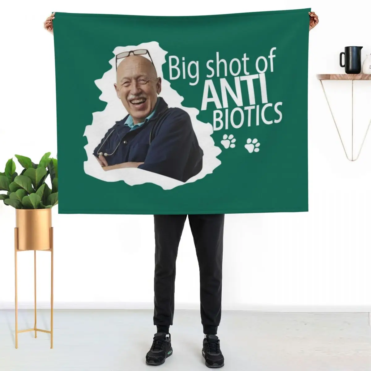 Big Shot Dr Pol Throw Blanket Sofa Throw Plush Blankets For Sofas Personalized Gift Decorative Sofa Loose Blankets