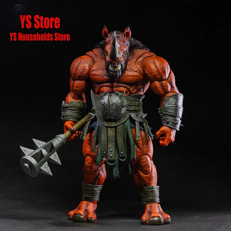 

XesRay Limited Exclusive Edition 1/12 Collectible Moveable Red Rhinoceros Action Figure 6" Full Set Toys Scene Decoration