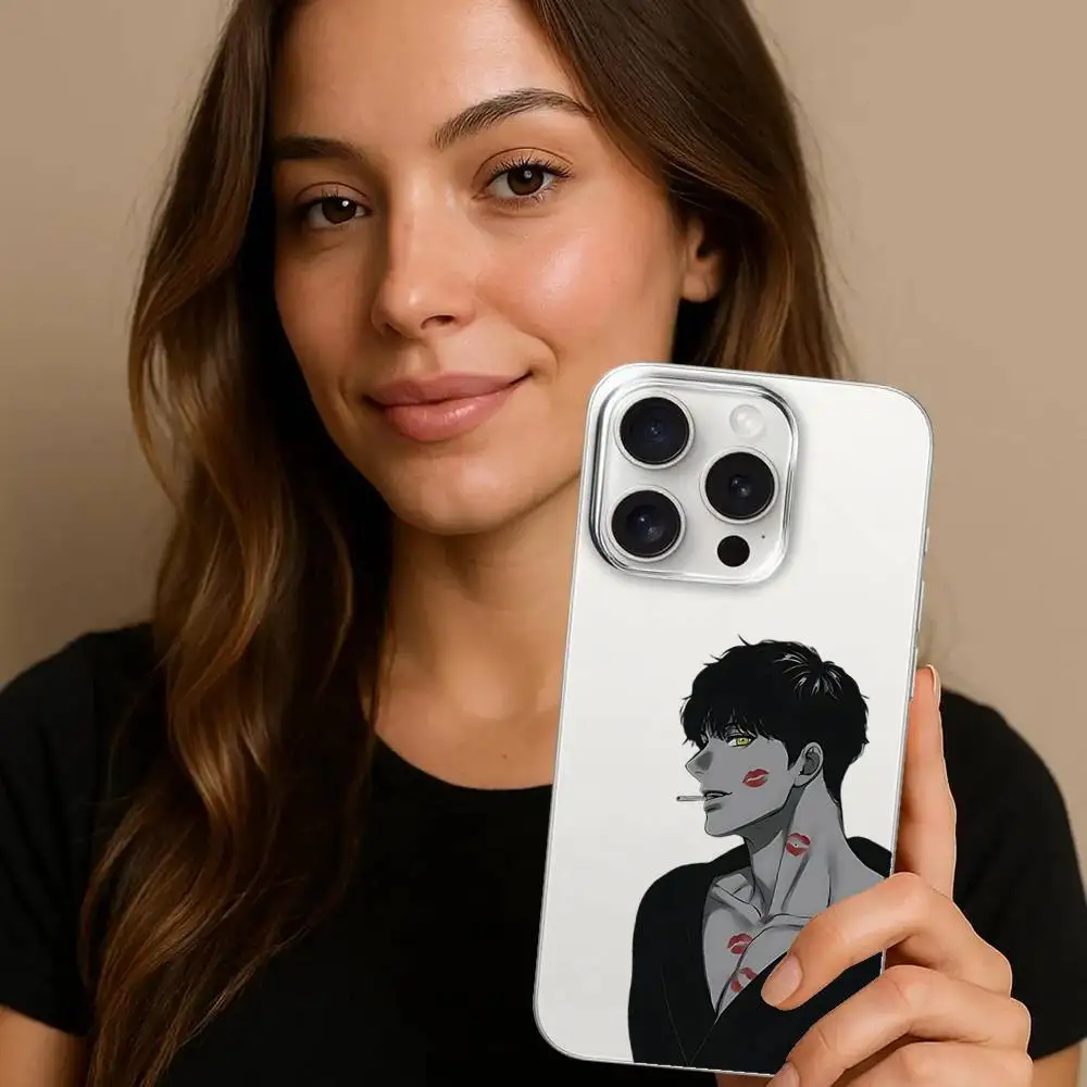 Custodia per telefono B-Bj-A-Alexs per IPhone 17 16 15 14 Plus 13 12 11 Pro Max Cover posteriore per telefono trasparente