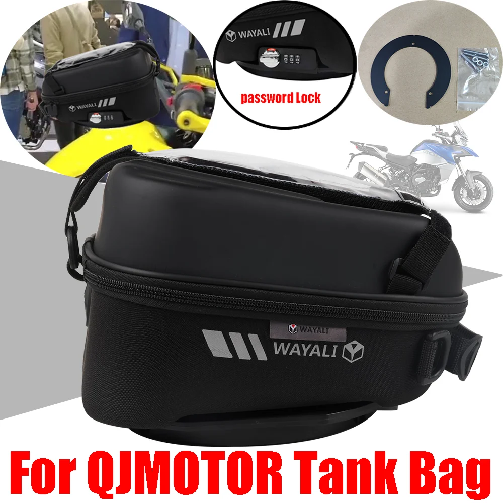 

Tank Bag Tanklock Storage Bag For QJMOTOR QJ SVT 650 650X SVT650 SRT 500 550 750 800 X 700X 800X SRT500 SRT700X SRT750 SRT800X