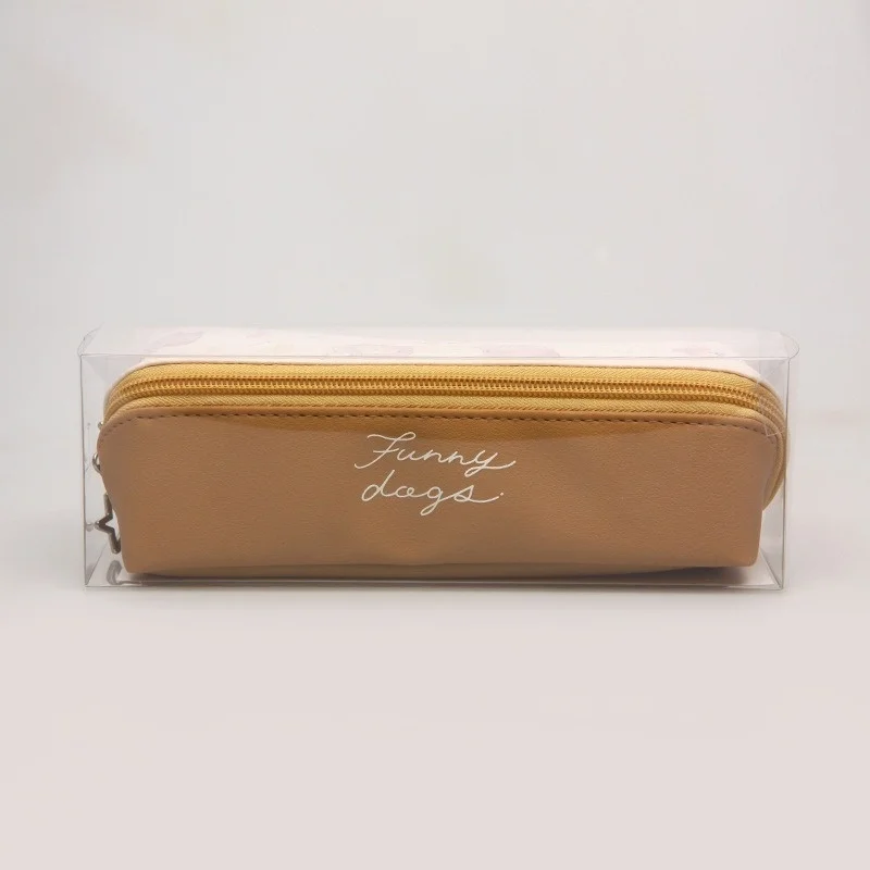 Retro Pencil Case Simple Triangular Shell Stationery Box Multifunctional Large Capacity Pencil Bag Student Stationery Supplies