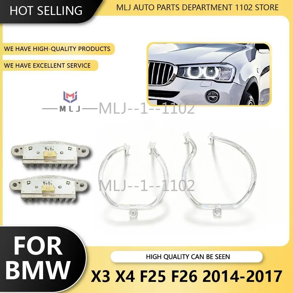 

Дневные ходовые огни (ДХО) для BMW X3 X4 F25 F26 2014-2017: световодная трубка, плата ДХО, белые автомобильные аксессуары