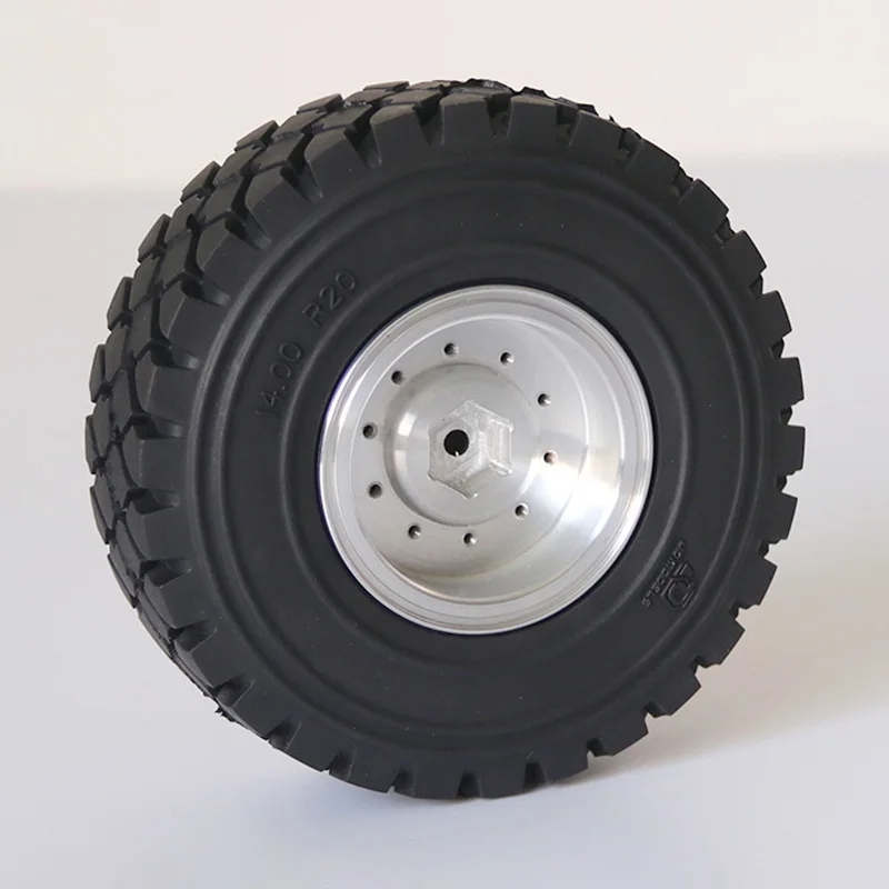 Maßstab 1:14 2 Stück Metallsimulation Vorderreifennabe für Tamiya RC Truck SCANIA 770S R620 VOLVO BENZ Arocs MAN TGX Auto JDM-83