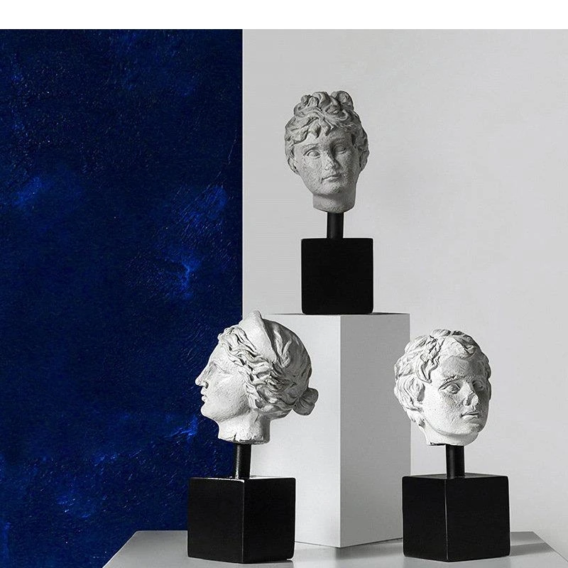 Mythology Figure Portrait Sculpture Hestia/Aphrodite Imitation Plaster Statue Character Resin Crafts Desk Decoration Ornaments