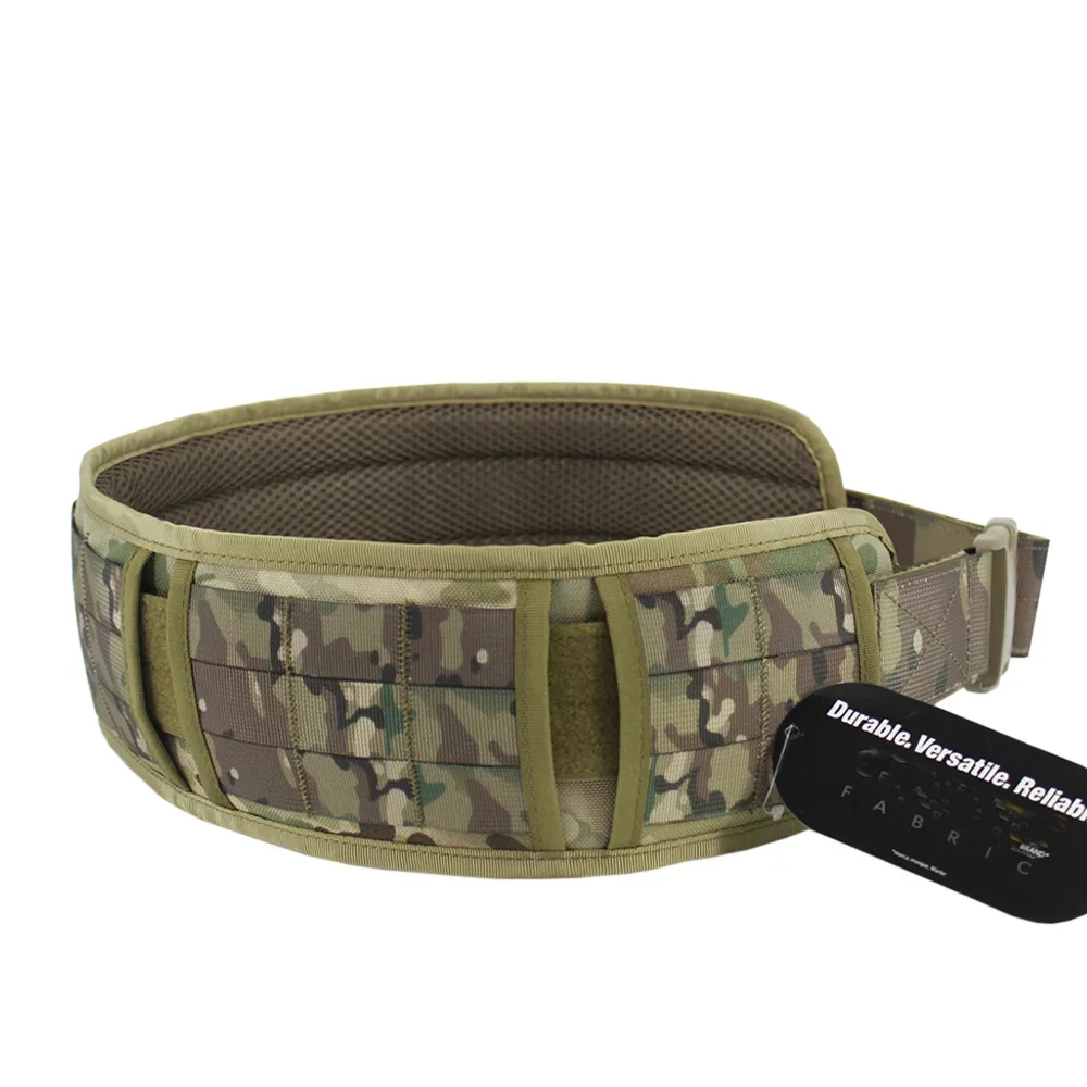 1000D Nylon Tactical Molle Waist Belt Airsoft Training Waistband Hunting Paintball Waist Belt