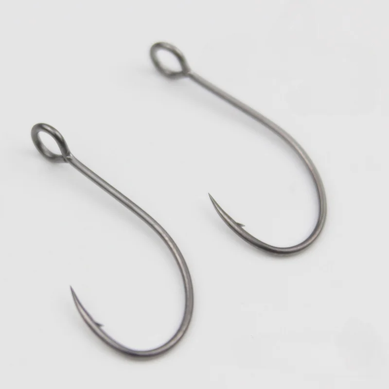 50pcs Fishing Hook Big Eyed Circle Hooks Barbed Fishhook крючки рыболовные Pesca 모든 게 낚시를 위해 Lure Sea Fishing High Quality Goods