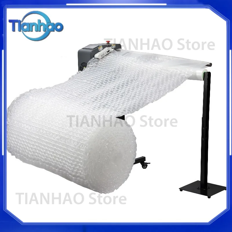 Air Cushion Packaging Machine for 100CM Width Air Cushion Film with Coiling Table and Air Filling Function