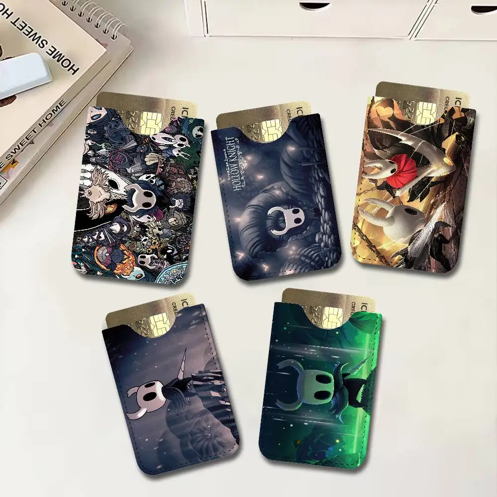 Video Game H-Hollows K-Knights Leather Card Wallet Soft Lightweight Portable Credit ID Card Holder Daily Commute Card Case