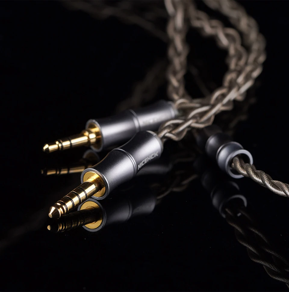 NICEHCK AshSky 6N Silver Plated 7N OCC+7N OCC Upgrad Cable Replaceable 0.78 2Pin/QDC for TANCHJIM MK4 Mystic 8 NX8 IEM