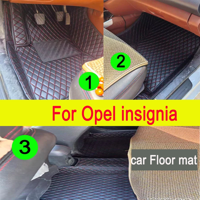 

Custom Car Floor Mats For Opel Vauxhall insignia 2009 2010 2011 2012 2013-2016 Interior Accessories