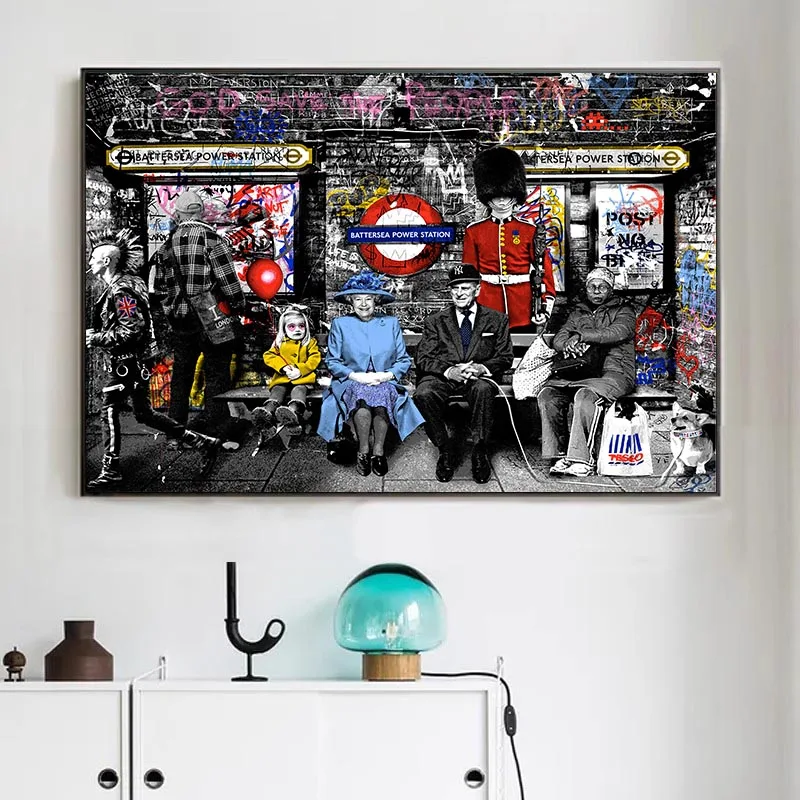 Banksy Art Graffiti Pop Canvas Painting Balloon Girl Posters And Prints Street Abstract Love Wall Art Home Decor Mural Unframed