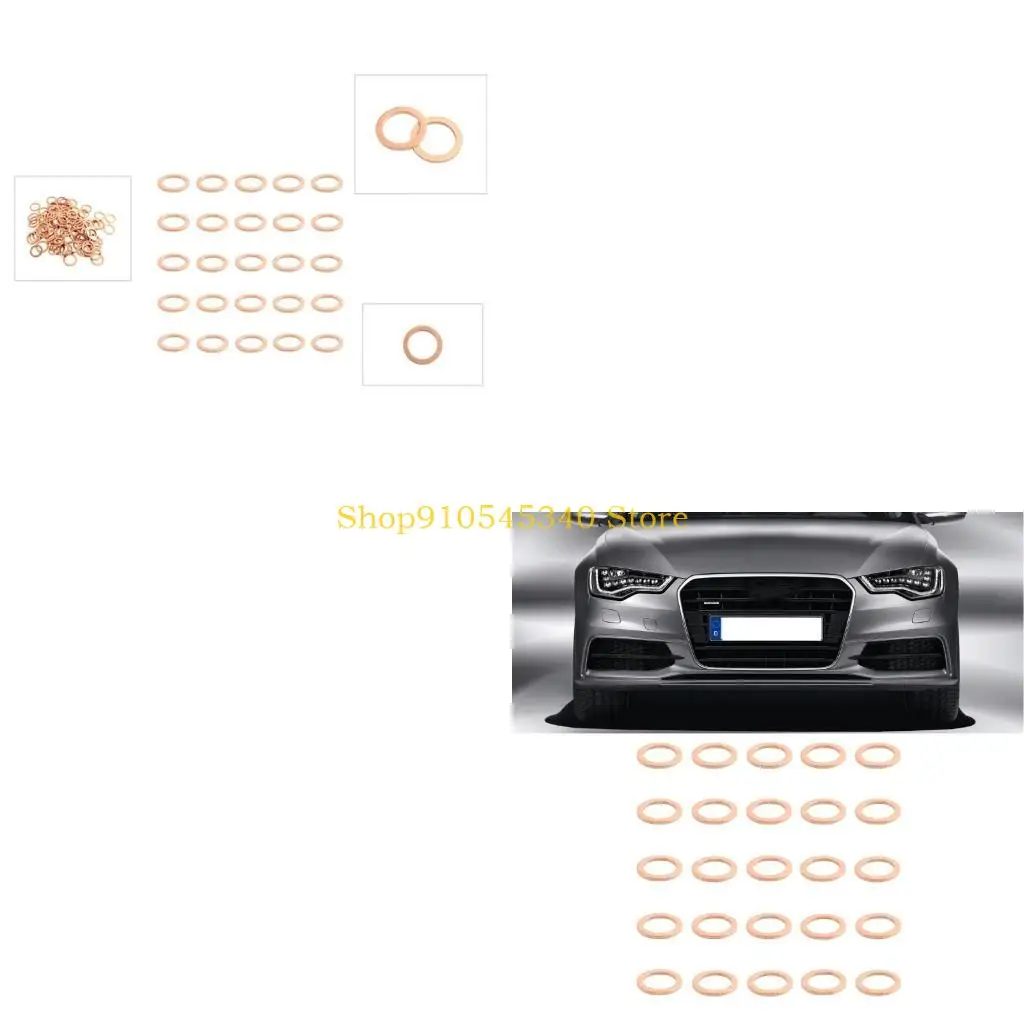 U2JA 007603-014106 Car Oils Drain Plug Washer Gasket For Mercedes Car Accessories