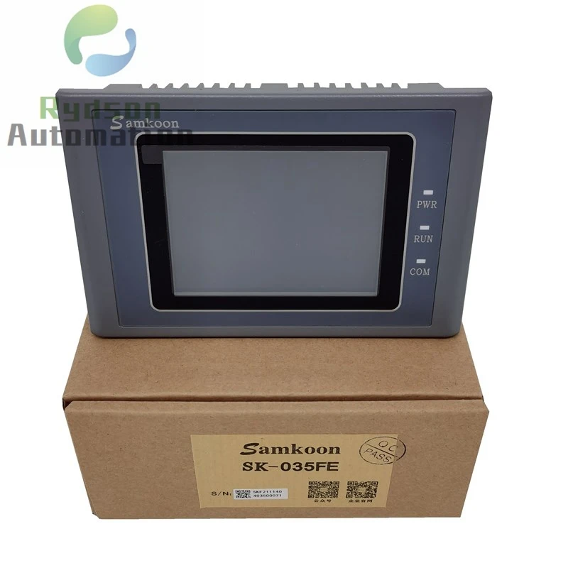 Samkoon-SK-035UE con pantalla táctil de 3,5 pulgadas, SK-035FE, DC24V, memoria HMI, 128M, Flash, 128M, DDR3, CPU Cortex A8, 600MHZ, COM:RS232, 422, 485