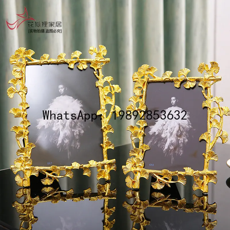 Luxury 6inch 7inch photo frame display - creative & personalized wedding photo desktop ornament