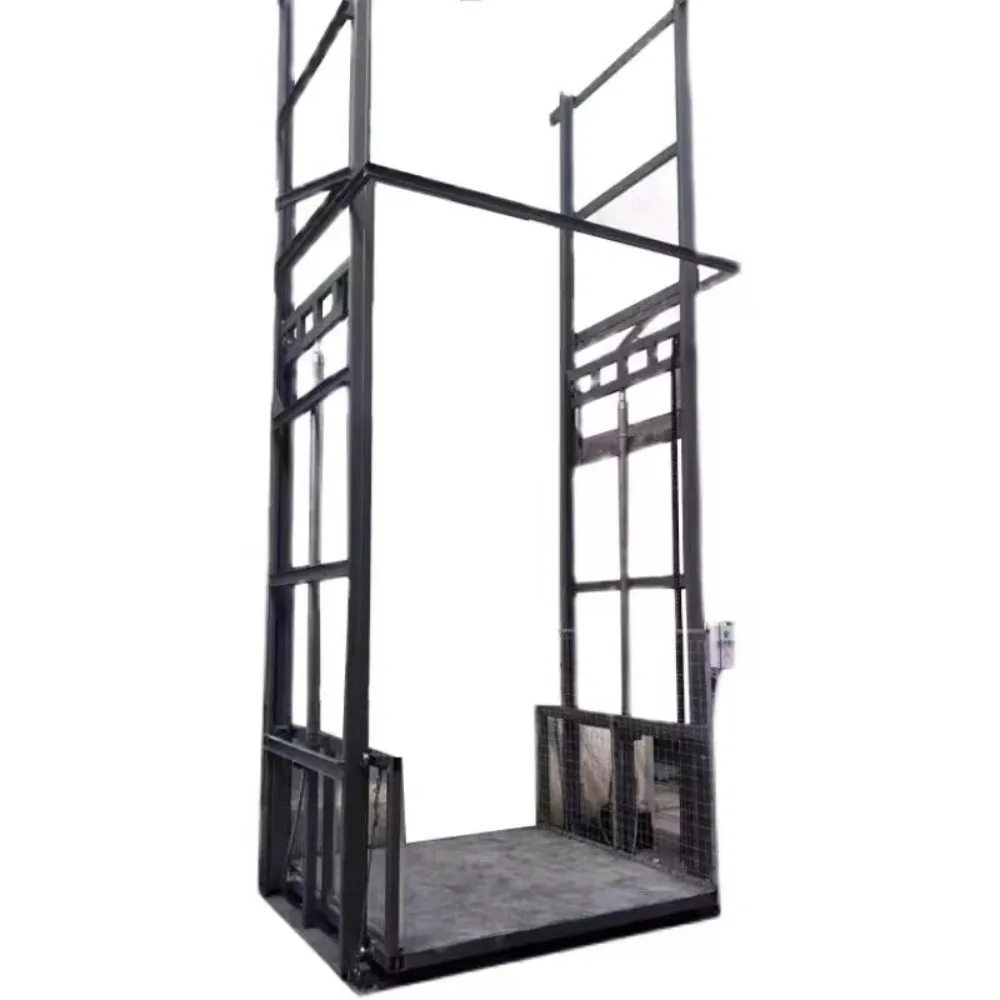 Fixed rail lifting platform hydraulic hoist lift home elevator food delivery machine