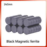 10-100PCS Round ferrite 14x5mm ordinary black magnet crafts magnet refrigerator stickers DIY magnet patches 14*5 14x5