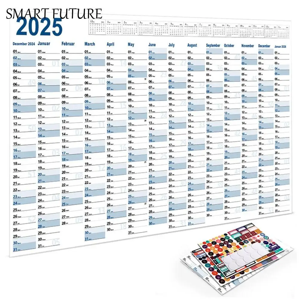 

Расписание дня на 2025, настенный календарь-планировщик, 365 дней, организация планирования, настенный календарь на 2025 год, список дел, блокнот