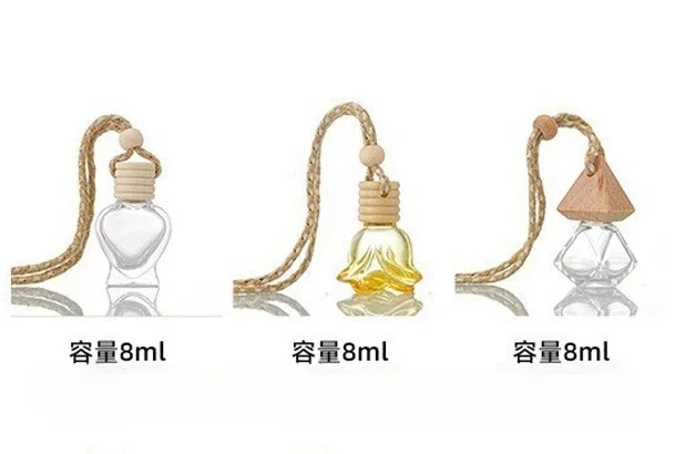 

3Pcs 8ml Car Perfume Glass Bottle Aromatherapy Bottle