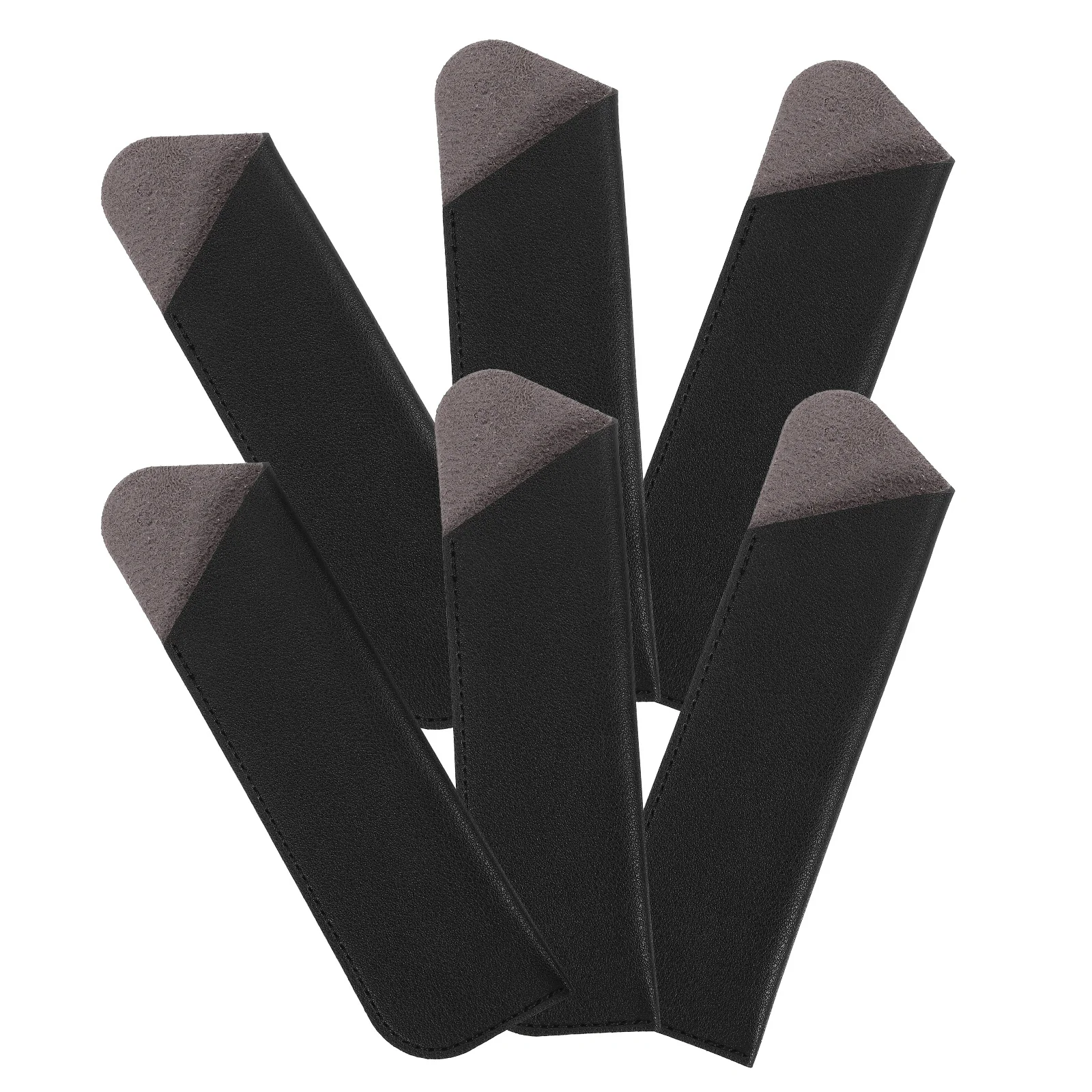 

6Pcs Pen Pouch Sleeve Set for Ballpoint Fountain Pens Protective PU Storage Bag Lightweight Portable