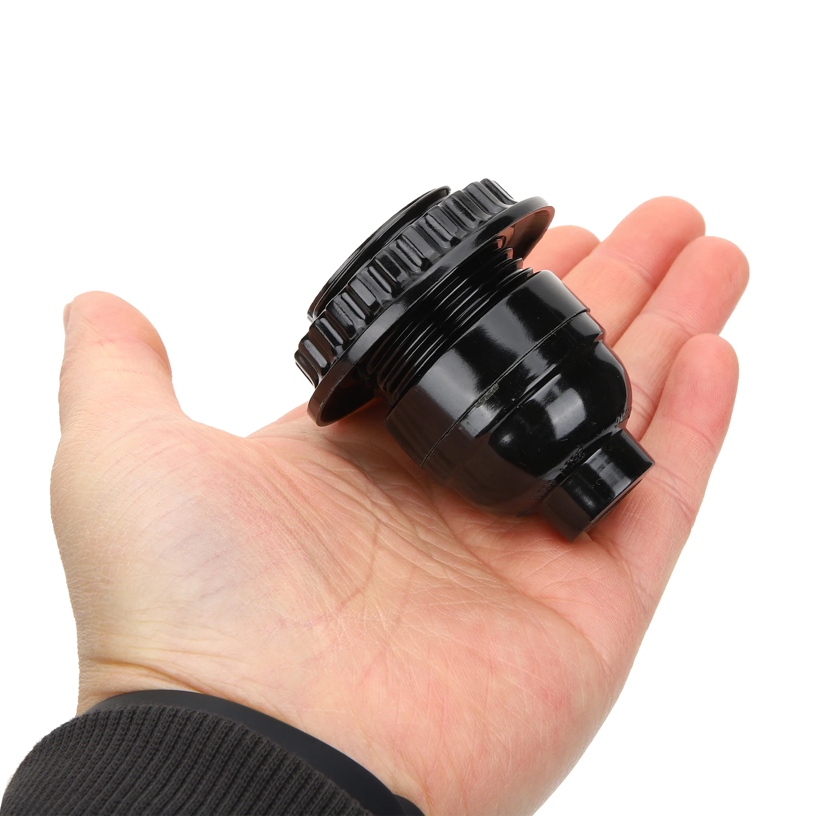 10pcs E26 Holder Black Medium Screw Socket Light Bulb Light Base Base Adapter Keyless DIY Plastic Socket Holder