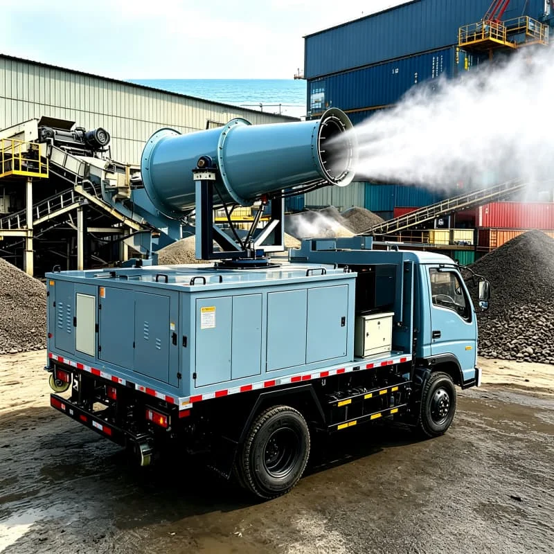 Stainless Steel Mist Cannon Fog Machine 40m Range For Food Processing Plant Dust Suppression Hygienic Environment Customized