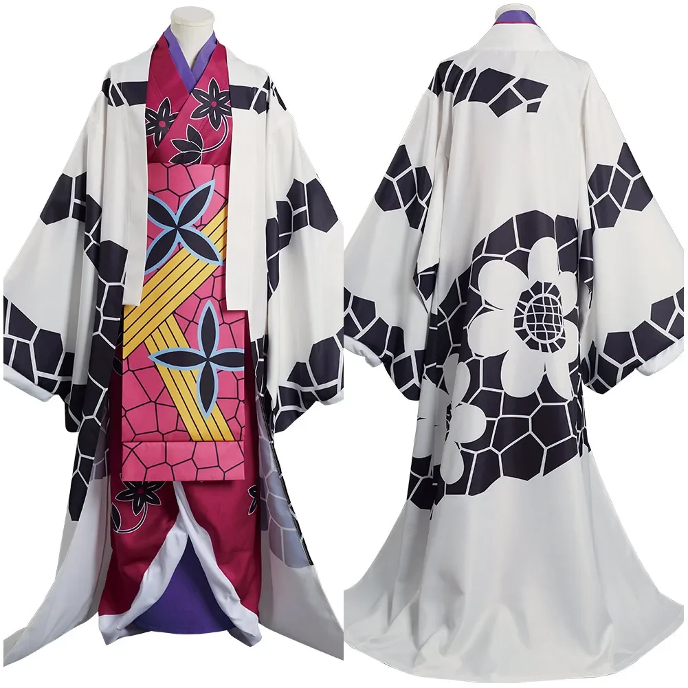 

Anime Daki Cosplay Costume Outfits Kimono Dress Halloween Carnival Suit