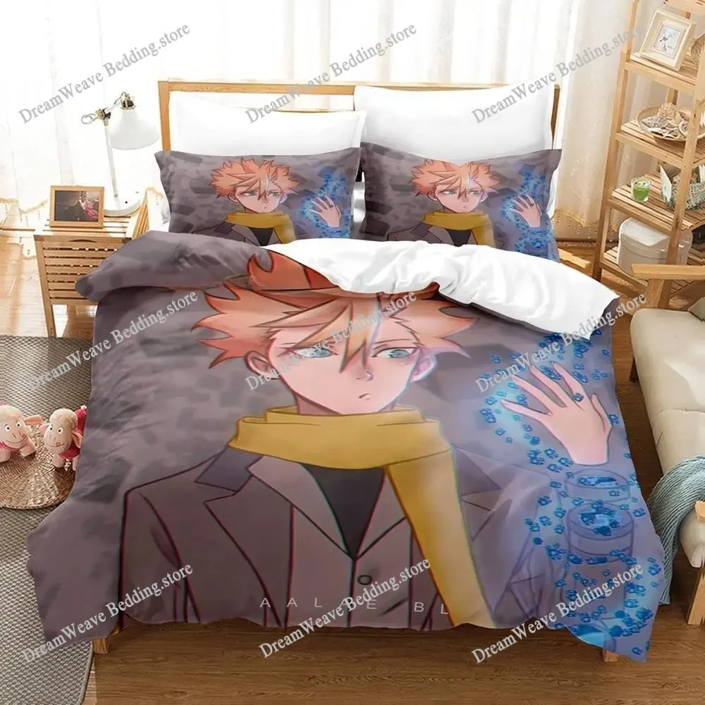 

3D Printed Anime ID INVADED Bedding Set Boys Girls Twin Queen Size Duvet Cover Pillowcase Bed Kids Adult Home Textileextile