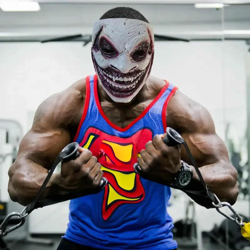 Wwe The Fiend Bray Wyatt قناع اللاتكس للهالوين كرنفال حفلة تأثيري مخيف شيطان زي الدعائم أقنعة الشيطان مرنة قابل للتعديل #5