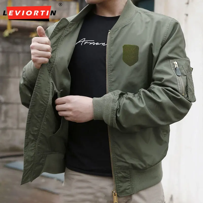 

Men MA-1 Bomber Jackets Men Pilot Army Coat Varsity Windrunner Couples Military Windbreaker Coats For Male 2022 Spring Autumn