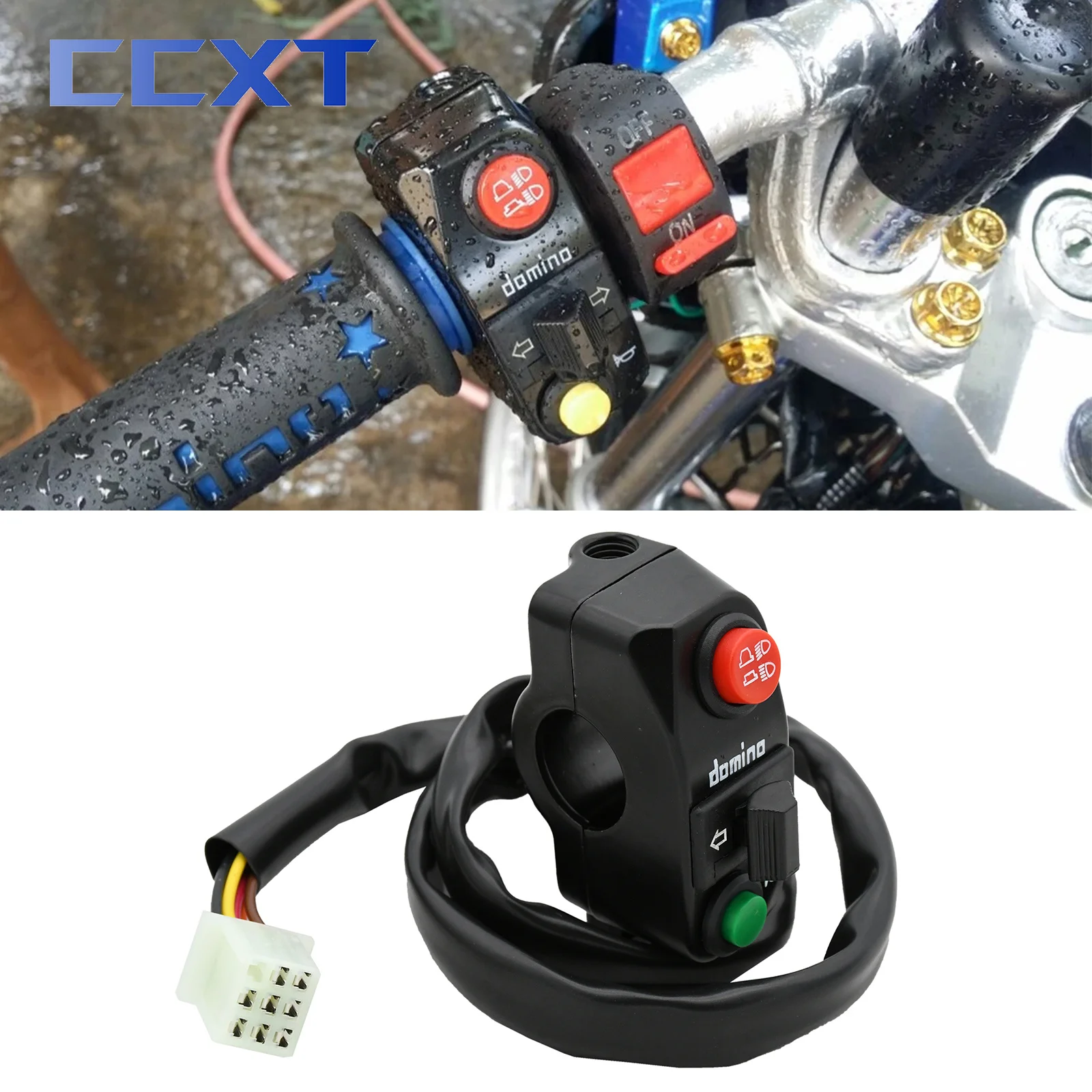 Motorcycle Switch Horn Turn Signals Indicator Switch Far Near Light Button For ATV Honda Yamaha KTM Kawasaki Suzuki EXC SXF XCF