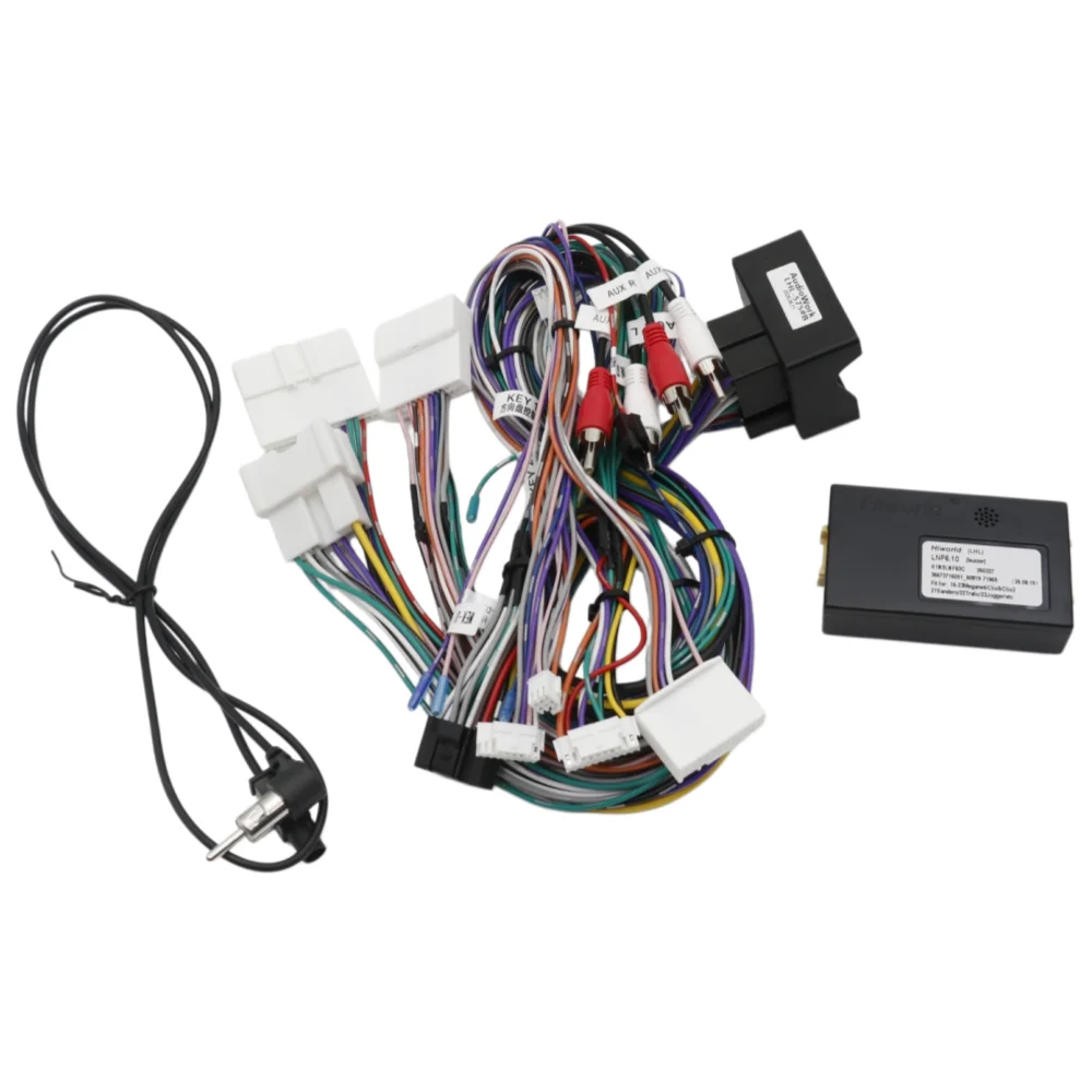 For Renault Koleos Fluence Megane 3(13-14)Stereo Installation Wire Adapter Car 32pin Android Audio Wiring Harness With Canbus
