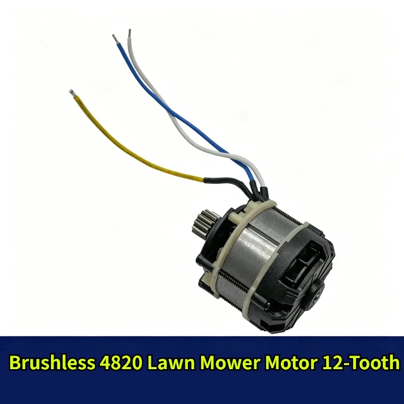 21V Brushless Motor 12 Tooth - Copper Universal Replacement for Lawn Mower Chainsaw 07053