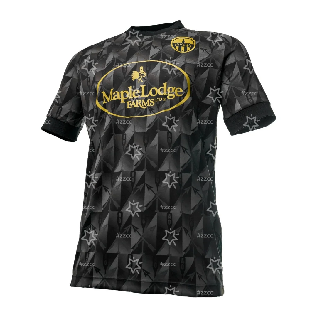 

25-26 Канадская домашняя футбольная лига Премьер-футбола Atletico Ottawa, тренировочный костюм для соревнований, спортивная мужская футболка