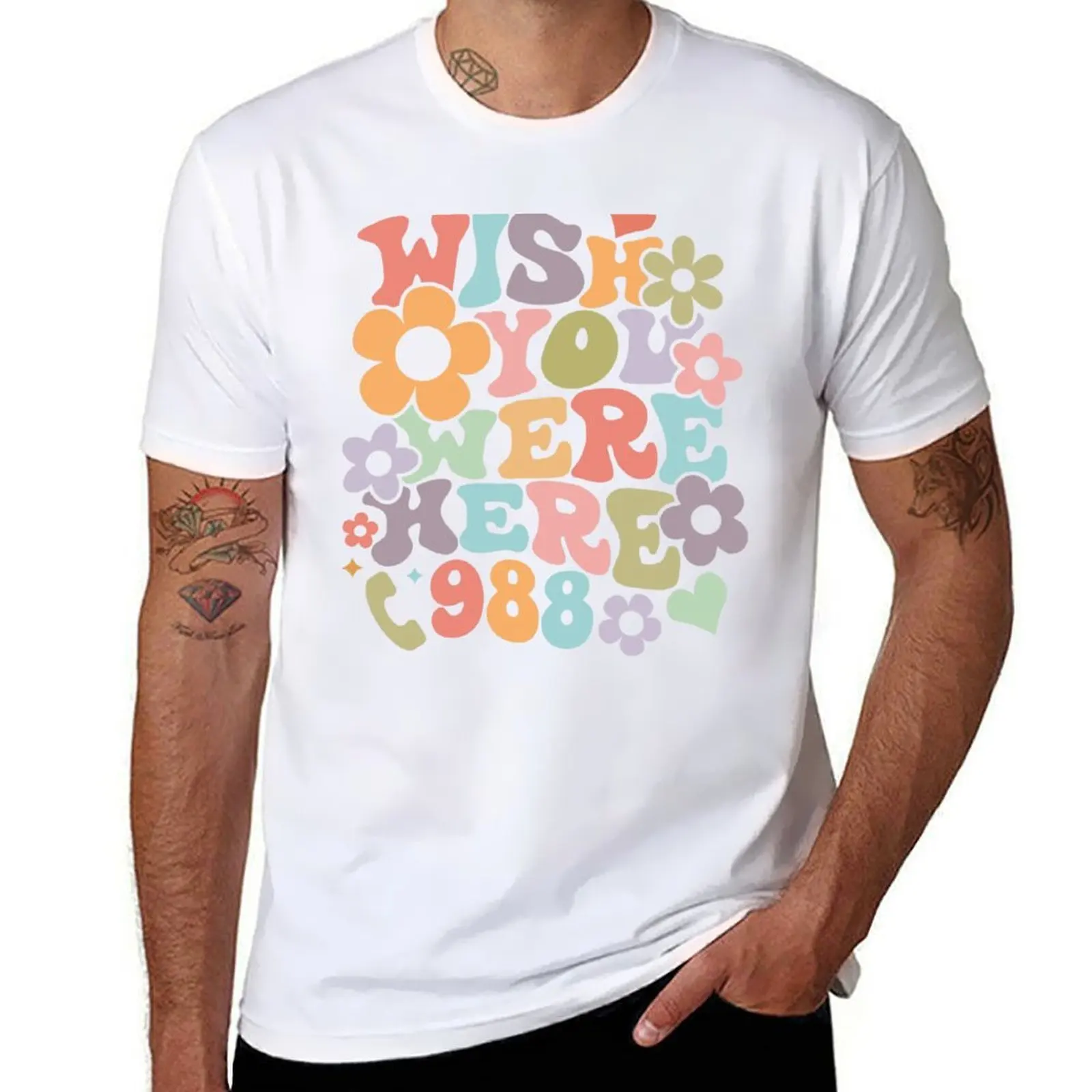 

Wish You Were Here / mental health matters T-Shirt man t shirts high quality luxury brand man t shirts cotton T-Shirt