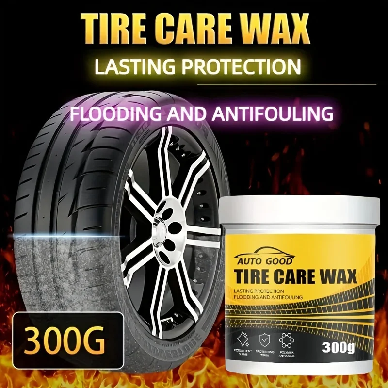 

Tire Care Wax- High Gloss Tire Shine Anti-Aging & Decontamination Properties for Enhanced Tire Care