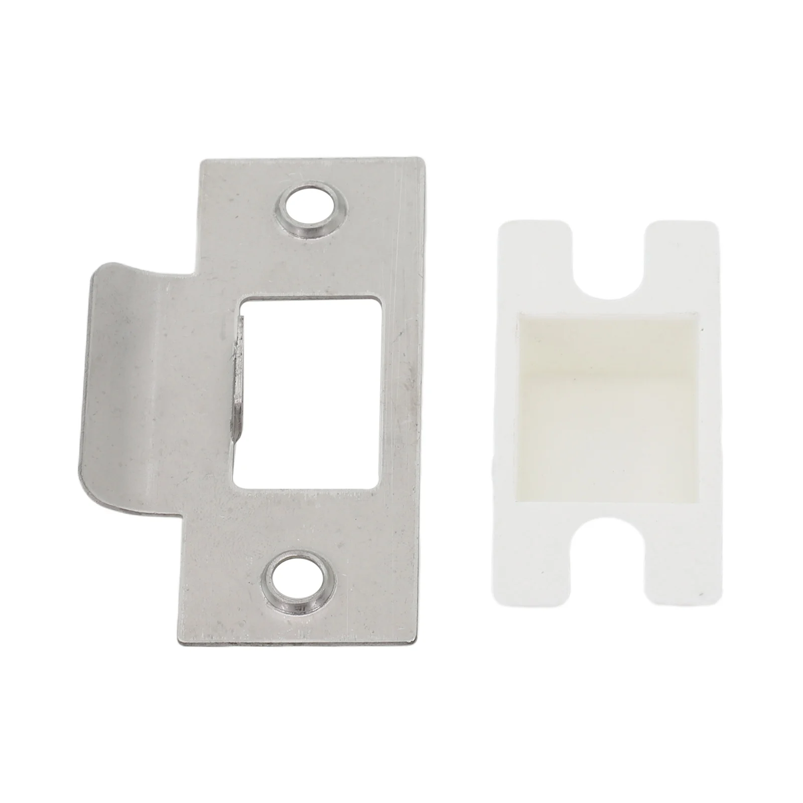1PC Deadbolt Cover Latches Plate Door Lock Latch Guide Plate With Screws For Garage Deadbolt Cover Plate Door Latch Hardware