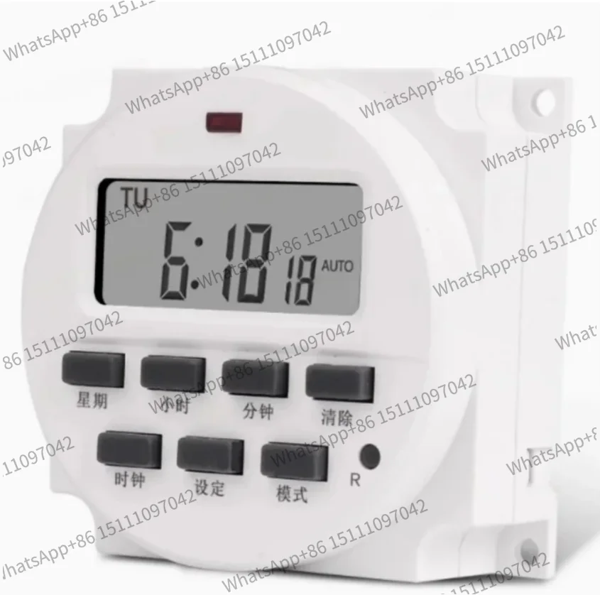 X40A_XA-SINOTIMER TM618H Volt Voltage Output Digital 7 Days Weekly Programmable Timer Switch Time Relay Controller Timer