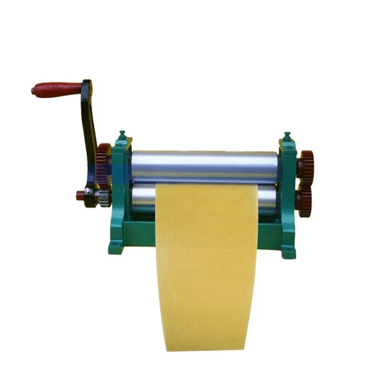 310*75mm Electric Beeswax Flat Sheet Press Machine Beeswax Comb Foundation Mill Roller Machine