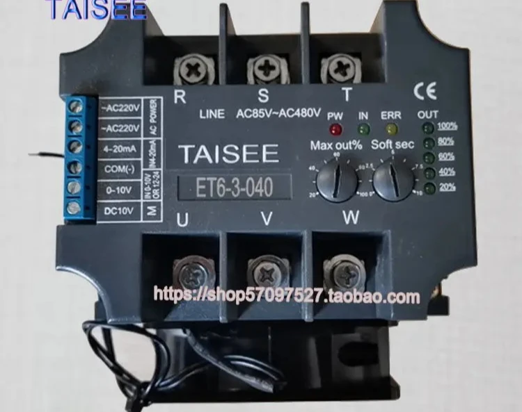1 piece Taiwan Taisee ET6-3-030 Simple 30A Voltage Regulator ET6-3-040 Digital Voltage Regulator Module 40A