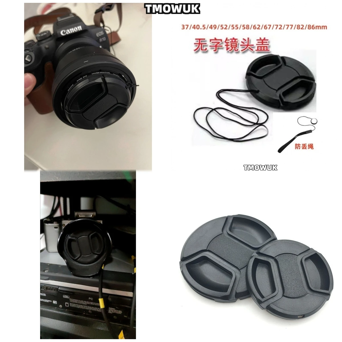 

For Leica M10 Monochrom M11 T SL R7 R8 R9 S (Typ 007) X1 Q2 Monochrom Camera Lens Cap Protective Cover Center Pinch Snap-on 49mm