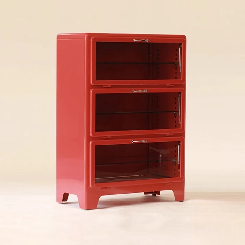 

retro iron cabinet household Internet celebrity metal industrial style dining side cabinet living room ins storage cabinet