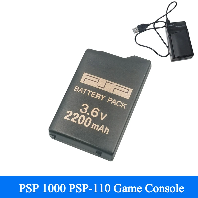 PSP 1000 PSP-110 Battery High Quality Real Capacity 2200mah 3.6V Lithium Ion Rechargeable Battery Replacement For Sony PSP1000