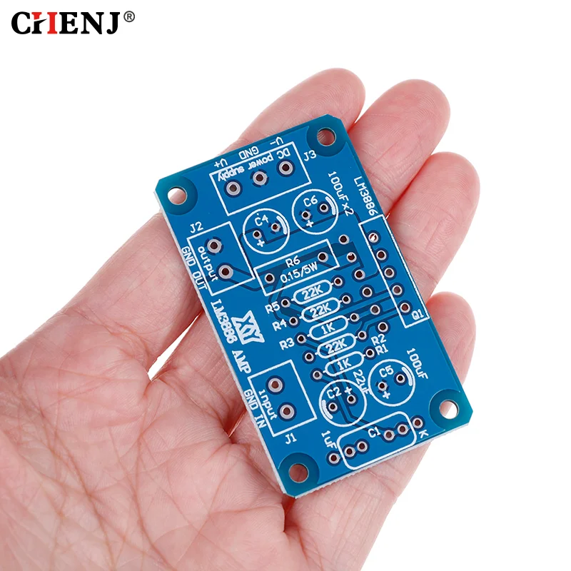 Picture 7: 1pc DC+20-28V 68W LM3886 TF HIFI Power Amplifier Board PCB Parallel Bare Board (Only PCB No Components) Replacement Repair Parts