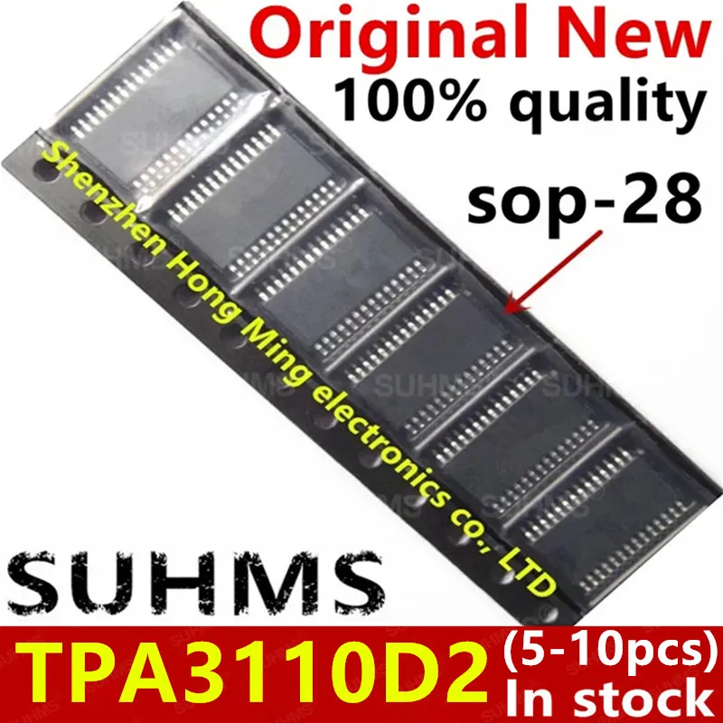 (5-10piece) 100% New TPA3110D2 TPA3110D2PWPR TPA3110 TPA3110LD2 TPA3110LD2PWPR sop28