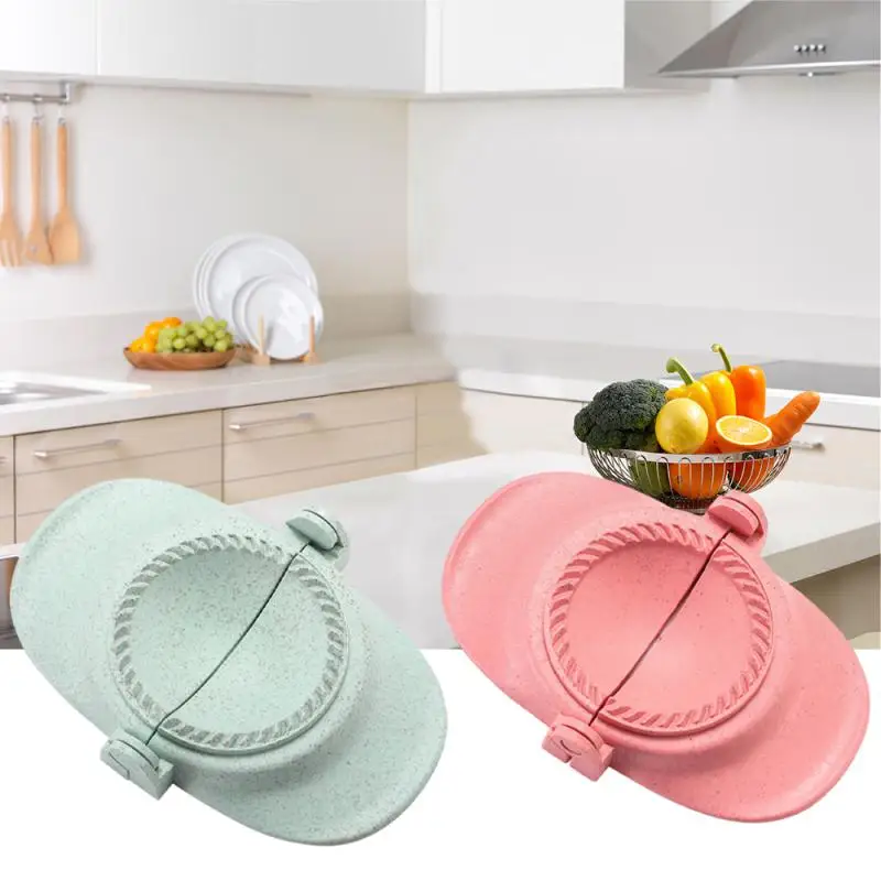 Dumpling Molds Empanadas Ravioli Mould Dumpling Skin Wrapper Mould Round Biscuit Mold Dough Press Maker Kitchen Baking Gadget