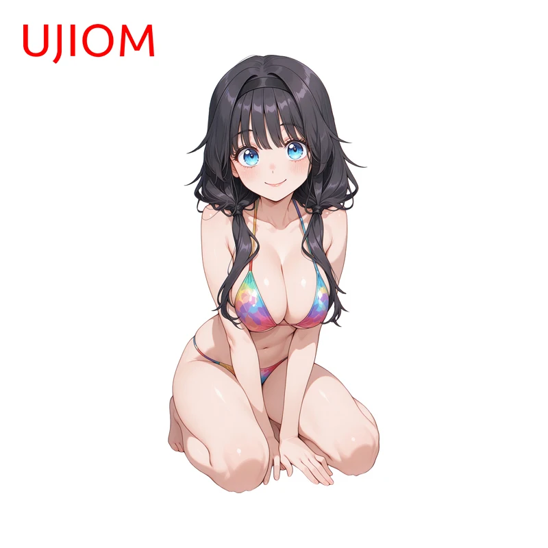 UJIOM Beautiful Waguri Kaoruko Wall Sticker Cool Delicate Anime Art DIY Home Veneer Decal Amusing Adhesive Decoration Chambre