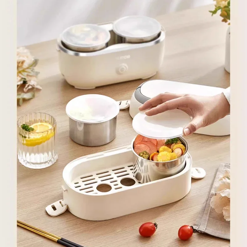 Heating lunch box can be plugged in for office workers to keep warm electric steaming self-heating lunch box portable lazy