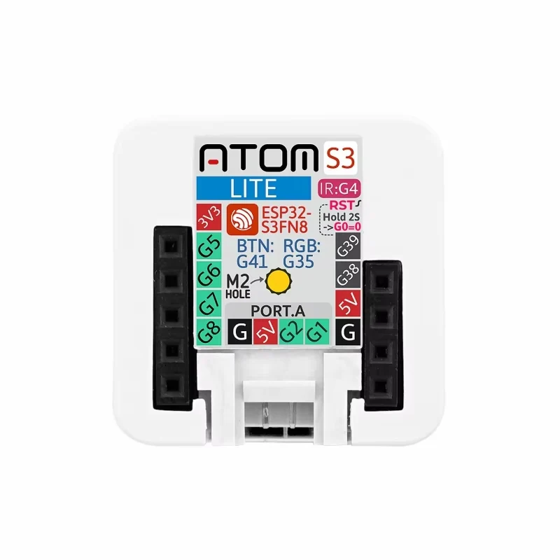 

Оригинальный официальный комплект устройств M5Stack ATOMS3 Lite ESP32-S3FN8 для микроконтроллера с узлом IoT, носимый дизайн PCAB на заказ