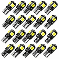 10 Pcs W5W T10  LED Bulbs Canbus Car Interior Map Dome Lights Parking Light 5730 85MD 12V Auto Signal Lamp