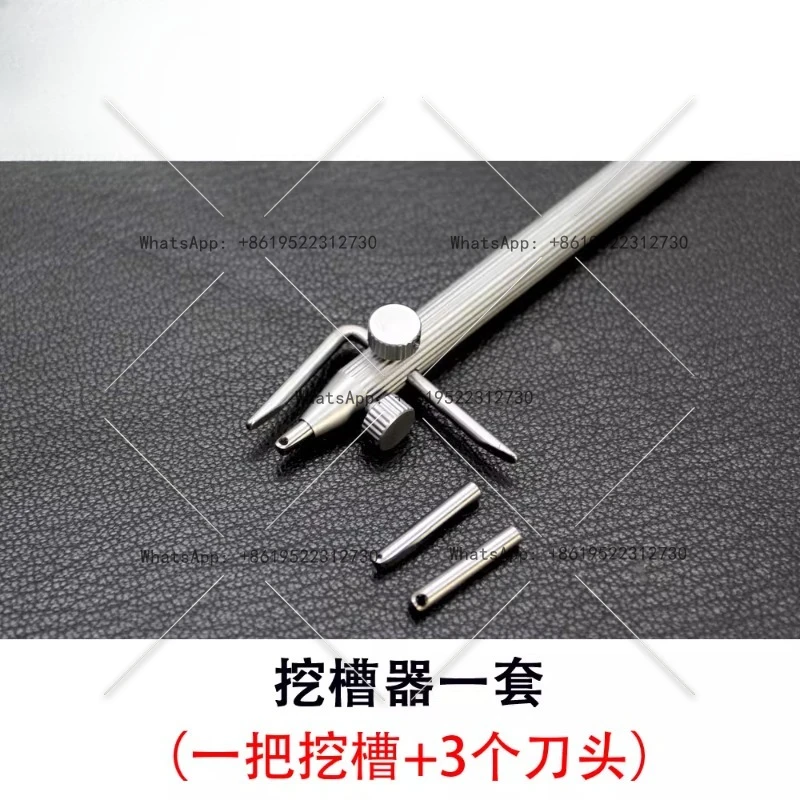 Groove Digger Leather Surface Processor Handmade Leather Goods DIY